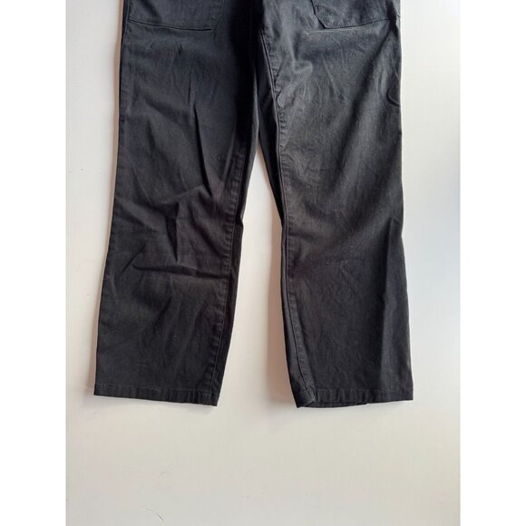 SANCTUARY Peace Crop Black Cotton Twill Mid Rise Straight Chino Pants, Size 28 - Picture 3 of 14